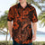 Hawaii Fish Hook Hawaiian Shirt Polynesian Pattern Orange Version LT01 - Polynesian Pride