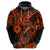 Hawaii Fish Hook Hoodie Polynesian Pattern Orange Version LT01 - Polynesian Pride