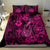 Hawaii Fish Hook Bedding Set Hibiscus Hawaii Tribal Tattoo Pink Version LT01 - Polynesian Pride