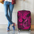 Hawaii Fish Hook Luggage Cover Hibiscus Hawaii Tribal Tattoo Pink Version LT01 - Polynesian Pride