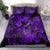 Hawaii Fish Hook Bedding Set Hibiscus Hawaii Tribal Tattoo Purple Version LT01 - Polynesian Pride