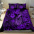 Hawaii Fish Hook Bedding Set Hibiscus Hawaii Tribal Tattoo Purple Version LT01 - Polynesian Pride