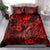 Hawaii Fish Hook Bedding Set Hibiscus Hawaii Tribal Tattoo Red Version LT01 - Polynesian Pride