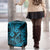 Hawaii Fish Hook Luggage Cover Hibiscus Hawaii Tribal Tattoo Sky Blue Version LT01 - Polynesian Pride