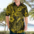 Hawaii Fish Hook Hawaiian Shirt Hibiscus Hawaii Tribal Tattoo Yellow Version LT01 - Polynesian Pride