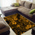 Hawaii King Kamehameha Area Rug Polynesian Pattern Gold Version LT01 - Polynesian Pride