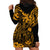 Hawaii King Kamehameha Hoodie Dress Polynesian Pattern Gold Version LT01 - Polynesian Pride