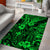 Hawaii King Kamehameha Area Rug Polynesian Pattern Green Version LT01 - Polynesian Pride