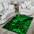 Hawaii King Kamehameha Area Rug Polynesian Pattern Green Version LT01 - Polynesian Pride