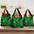 Hawaii King Kamehameha Grocery Bag Polynesian Pattern Green Version