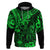 Hawaii King Kamehameha Hoodie Polynesian Pattern Green Version LT01 Pullover Hoodie Green - Polynesian Pride