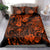 Hawaii King Kamehameha Bedding Set Polynesian Pattern Orange Version LT01 - Polynesian Pride