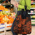 Hawaii King Kamehameha Grocery Bag Polynesian Pattern Orange Version