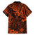 Hawaii King Kamehameha Hawaiian Shirt Polynesian Pattern Orange Version LT01 - Polynesian Pride