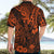 Hawaii King Kamehameha Hawaiian Shirt Polynesian Pattern Orange Version LT01 - Polynesian Pride