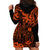 Hawaii King Kamehameha Hoodie Dress Polynesian Pattern Orange Version LT01 - Polynesian Pride