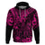 Hawaii King Kamehameha Hoodie Polynesian Pattern Pink Version LT01 Pullover Hoodie Pink - Polynesian Pride