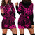 Hawaii King Kamehameha Hoodie Dress Polynesian Pattern Pink Version LT01 - Polynesian Pride