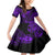 Hawaii King Kamehameha Family Matching Mermaid Dress and Hawaiian Shirt Polynesian Pattern Purple Version LT01 Daughter's Dress Purple - Polynesian Pride