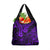 Hawaii King Kamehameha Grocery Bag Polynesian Pattern Purple Version