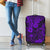 Hawaii King Kamehameha Luggage Cover Polynesian Pattern Purple Version LT01 - Polynesian Pride