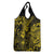 Hawaii King Kamehameha Grocery Bag Polynesian Pattern Yellow Version