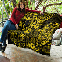 Hawaii King Kamehameha Quilt Polynesian Pattern Yellow Version LT01 - Polynesian Pride