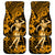 Hawaii Hula Girl Car Mats Polynesian Pattern Gold Version LT01 Gold - Polynesian Pride