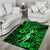 Hawaii Hula Girl Area Rug Polynesian Pattern Green Version LT01 - Polynesian Pride