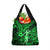 Hawaii Hula Girl Grocery Bag Polynesian Pattern Green Version