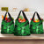 Hawaii Hula Girl Grocery Bag Polynesian Pattern Green Version