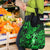 Hawaii Hula Girl Grocery Bag Polynesian Pattern Green Version