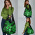 Hawaii Hula Girl Grocery Bag Polynesian Pattern Green Version