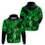 Hawaii Hula Girl Hoodie Polynesian Pattern Green Version LT01 - Polynesian Pride