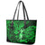 Hawaii Hula Girl Leather Tote Bag Polynesian Pattern Green Version LT01 - Polynesian Pride