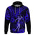 Hawaii Hula Girl Hoodie Polynesian Pattern Navy Blue Version LT01 Pullover Hoodie Blue - Polynesian Pride