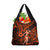 Hawaii Hula Girl Grocery Bag Polynesian Pattern Orange Version