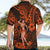 Hawaii Hula Girl Hawaiian Shirt Polynesian Pattern Orange Version LT01 - Polynesian Pride