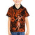 Hawaii Hula Girl Hawaiian Shirt Polynesian Pattern Orange Version LT01 - Polynesian Pride