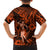 Hawaii Hula Girl Hawaiian Shirt Polynesian Pattern Orange Version LT01 - Polynesian Pride