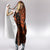 Hawaii Hula Girl Hooded Blanket Polynesian Pattern Orange Version LT01 - Polynesian Pride