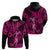 Hawaii Hula Girl Hoodie Polynesian Pattern Pink Version LT01 - Polynesian Pride