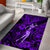 Hawaii Hula Girl Area Rug Hibiscus Hawaii Tribal Tattoo Purple Version LT01 - Polynesian Pride