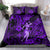 Hawaii Hula Girl Bedding Set Hibiscus Hawaii Tribal Tattoo Purple Version LT01 - Polynesian Pride