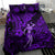 Hawaii Hula Girl Bedding Set Hibiscus Hawaii Tribal Tattoo Purple Version LT01 - Polynesian Pride