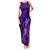 Hawaii Hula Girl Family Matching Tank Maxi Dress and Hawaiian Shirt Hibiscus Hawaii Tribal Tattoo Purple Version LT01 Mom's Dress Purple - Polynesian Pride