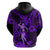 Hawaii Hula Girl Hoodie Hibiscus Hawaii Tribal Tattoo Purple Version LT01 - Polynesian Pride