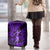 Hawaii Hula Girl Luggage Cover Hibiscus Hawaii Tribal Tattoo Purple Version LT01 - Polynesian Pride