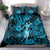 Hawaii Hula Girl Bedding Set Hibiscus Hawaii Tribal Tattoo Sky Blue Version LT01 - Polynesian Pride