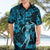 Hawaii Hula Girl Hawaiian Shirt Hibiscus Hawaii Tribal Tattoo Sky Blue Version LT01 - Polynesian Pride